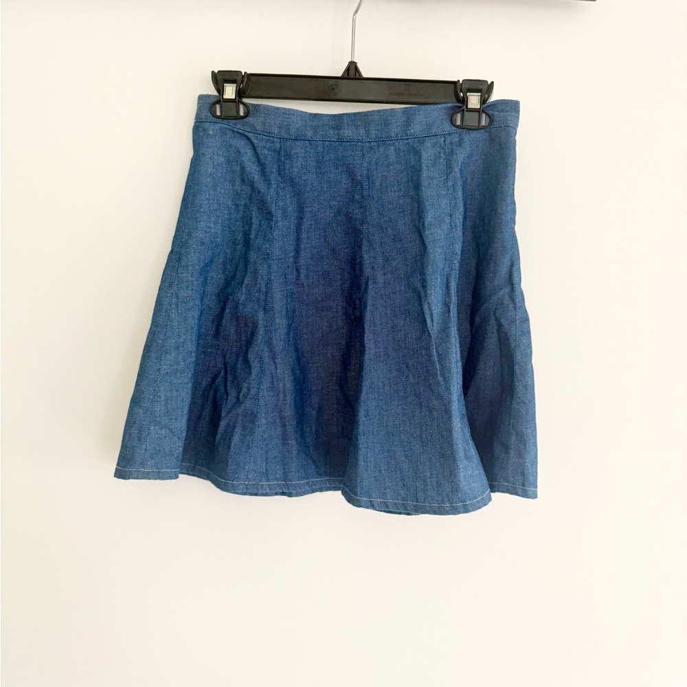 rag & bone denim flare Mini Skirt size 26